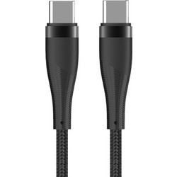 Maxlife MXUC-08 Braided USB-C to USB-C 60W 1m Black 5900495076908