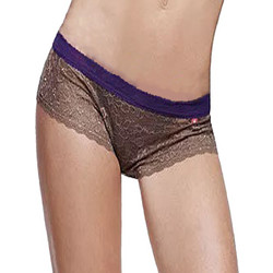 Triumph Miss Chill-out Γυναικείο Μποξεράκι με Δαντέλα Καφέ 10081549-3090