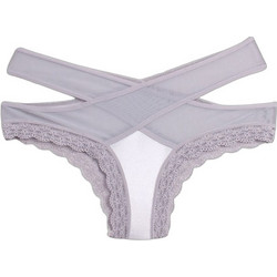 Cottonhill Γυναικείο Sexy Slip με Δαντέλα Λιλά CH4475