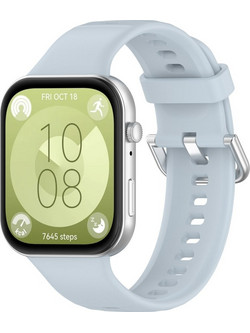 Silver Buckle Λουράκι Σιλικόνης Light Blue (Huawei Watch Fit 3)
