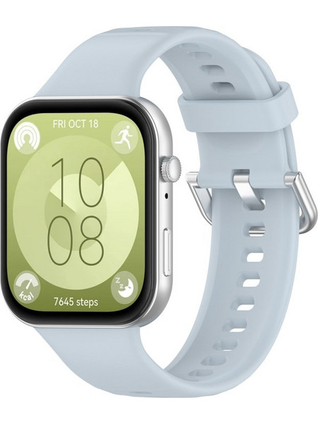 Silver Buckle Λουράκι Σιλικόνης Light Blue (Huawei Watch Fit 3)