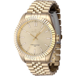 Invicta Specialty Ανδρικό Ρολόι με Χρυσό Μεταλλικό Μπρασελέ 47491