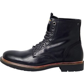 Jack & Jones Ανδρικά Αρβυλάκια Δερμάτινα Μαύρα 12215613 Jack & Jones Ανδρικά Αρβυλάκια Δερμάτινα Μαύρα 12215613
