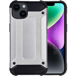 Sonique Heavy Armor Back Cover Silver (iPhone 14)