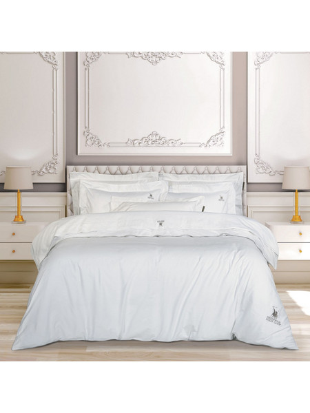 Greenwich Polo Club Σετ Σεντόνια King Size Βαμβακοσατέν 250x270 Classic 2262 Ivory
