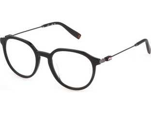 Fila VFI448 0700 Σκελετός Γυαλιών Οράσεως Κοκάλινος Μεταλλικός Ασημί Μαύρος