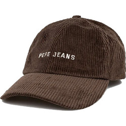 Pepe Jeans Καπέλο Jockey Κοτλέ Σοκολατί PM040553-876
