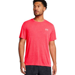Under Armour Launch Camo Ανδρικό Αθλητικό T-Shirt Κοραλί 1386681-713