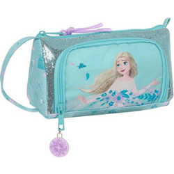 Safta Frozen Hello Spring Κασετίνα με 2 Θήκες Γαλάζια M907