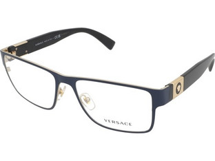 Versace VE1274 1468 Ανδρικός Σκελετός Γυαλιών Οράσεως Μεταλλικός Μπλε