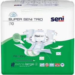 Seni Super Trio XLarge Πάνες Ακράτειας 8 Σταγόνες 10τμχ