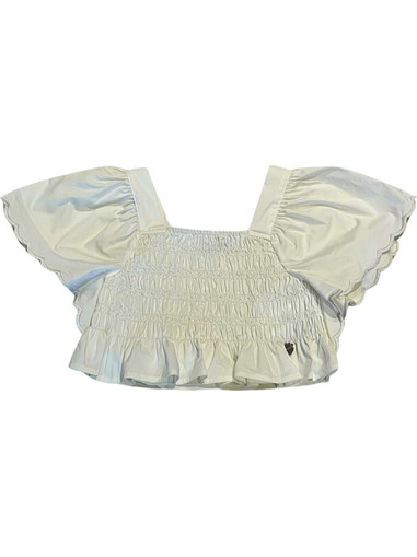 Alice Pi Παιδικό Crop Top Κοντομάνικο Λευκό S24-2526102