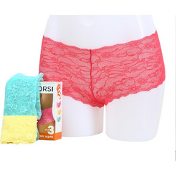 Gsecret Γυναικεία Μποξεράκια με Δαντέλα 3Pack 1010-159