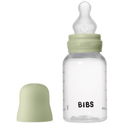 BIBS Πλαστικό Μπιμπερό με Θηλή Σιλικόνης 0+ Μηνών Sage 150ml
