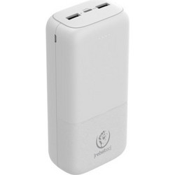 Rebeltec P30 Power Bank 30000mAh 10W με 2 Θύρες USB-A & Θύρα USB-C White