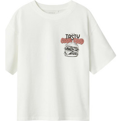 Name It Tasty Good Food Παιδικό T-Shirt Κοντομάνικο Λευκό 13238771