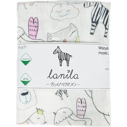 Lanila Tender Friends Πάνα Αγκαλιάς από Μουσελίνα Λευκή 75x75cm