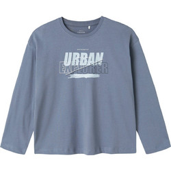 Name It Παιδικό T-Shirt Μακρυμάνικο Γκρι Μωβ 13234715