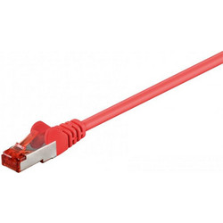 Goobay S/FTP Cat.6 Καλώδιο Δικτύου Ethernet 0.25m Red 93214
