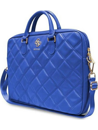 Guess Quilted 4G GUCB15ZPSQSSGB Τσάντα Laptop Ώμου 16" Blue