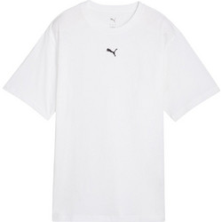 Puma ESS+ Relaxed Tee Γυναικείο Αθλητικό T-Shirt Λευκό 684971-02