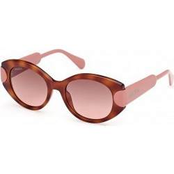 Max & Co MO0108-52F Γυναικεία Γυαλιά Ηλίου Οβάλ Κοκάλινα Ροζ με Καφέ Φακό