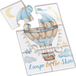 Parisis Μπομπονιέρα Βάπτισης Puzzle Αερόστατο από Plexiglass 03148501
