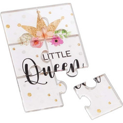 Parisis Μπομπονιέρα Βάπτισης Puzzle Little Queen από Plexiglass