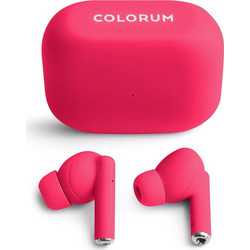 Colorum CTWS Ακουστικά Bluetooth In Ear Magenta