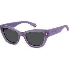 Polaroid Eyewear PLD6237/S/X 789/M9 Γυναικεία Γυαλιά Ηλίου Cat Eye Κοκάλινα Μωβ με Μαύρο Φακό