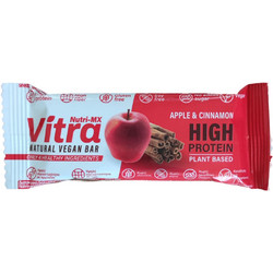 Nutri-MX Vitra Natural Vegan Bar Apple Cinnamon 50gr
