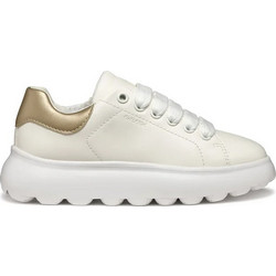 Geox Παιδικά Sneakers Μπεζ Χρυσά J55MRA000BCC0588