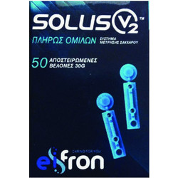 Eifron Solus V2 Σκαρφιστήρες Μέτρησης Σακχάρου 50τμχ