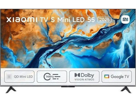 Xiaomi S MINILED 2025 Smart Τηλεόραση 55" 4K UHD Mini LED HDR (2024)