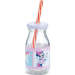 Parisis Μπομπονιέρα Βάπτισης Μπουκαλάκι Minnie Mouse Carousel από Γυαλί