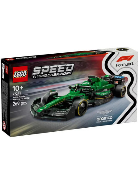 Lego Speed Champions Aston Martin Aramco F1 AMR24 Race Car για 10+ Ετών 77245