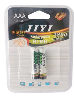 JiYi Rechargeable ΑAA 2800mAh 2τμχ