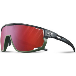 Julbo J5344145 Ανδρικά Γυαλιά Ηλίου Μάσκα Κοκάλινα Μαύρα με Κόκκινο Καθρέπτη Φακό