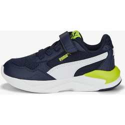Puma X-Ray Speed Παιδικά Αθλητικά Παπούτσια για Πεζοπορία Navy Μπλε Lime 385525-11
