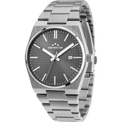 Chronostar Supreme Ανδρικό Ρολόι με Ασημί Μεταλλικό Μπρασελέ R3753315008