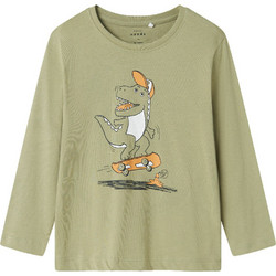 Name It Παιδικό T-Shirt Μακρυμάνικο Πράσινο Mint 13224977