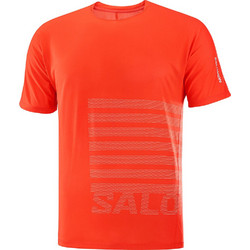 Salomon Sense Aero Ανδρικό Αθλητικό T-Shirt Κοραλί C23194
