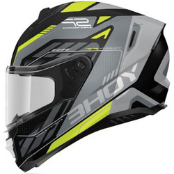 Yohe 987 Mat Black Yellow Silver Κράνος Μηχανής Full Face 1480gr