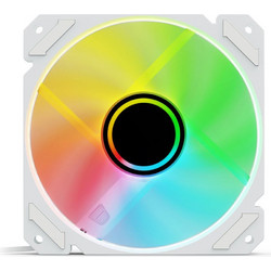 Sharkoon Shark Mirror Reverse Case Fan 120mm RGB με Σύνδεση 4-Pin PWM White 4044951042470