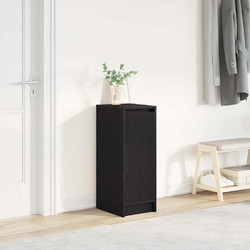 vidaXL Παπουτσοθήκη Ξύλινη Τοίχου Μαύρη M29.5xΠ34xY76cm 861860