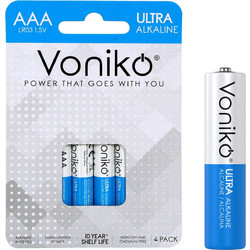 Voniko Alkaline AΑΑ 4τμχ