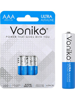 Voniko Alkaline AΑΑ 4τμχ