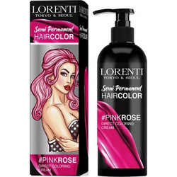 Lorenti Haircolor Pink Ημιμόνιμη Βαφή Μαλλιών 250ml