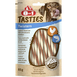 8in1 Tasties Twisters with Chicken 85g