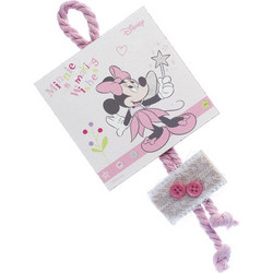 Parisis Μπομπονιέρα Βάπτισης Καδράκι Minnie Mouse Νεράιδα από Ξύλο ΝΑ158